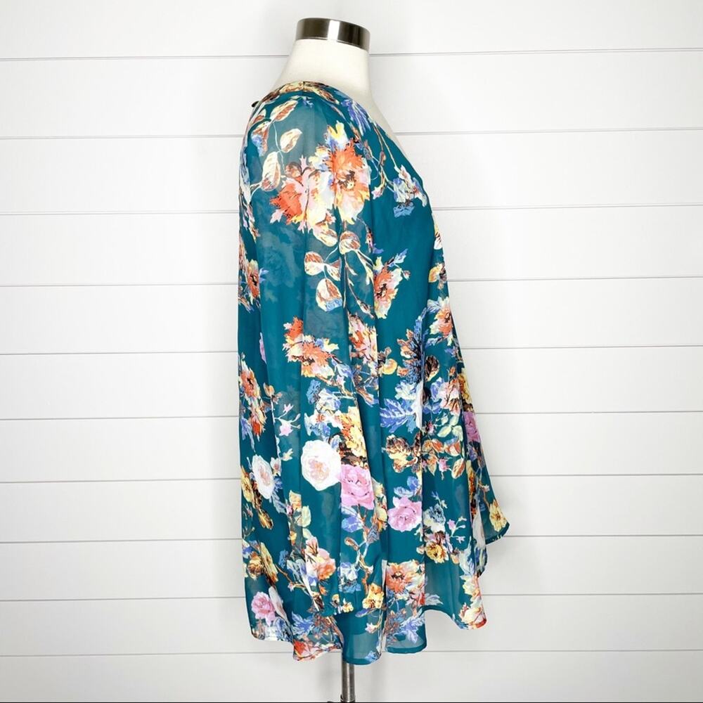 Show Me Your Mumu Donna Michelle Floral Tunic Dress Rosieo & Juliet Small - Picture 6 of 10